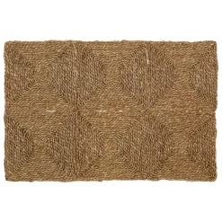 Fabrique de Styles Tapis>Tapis en jonc de mer 82.5x55cm - Adalie Naturel