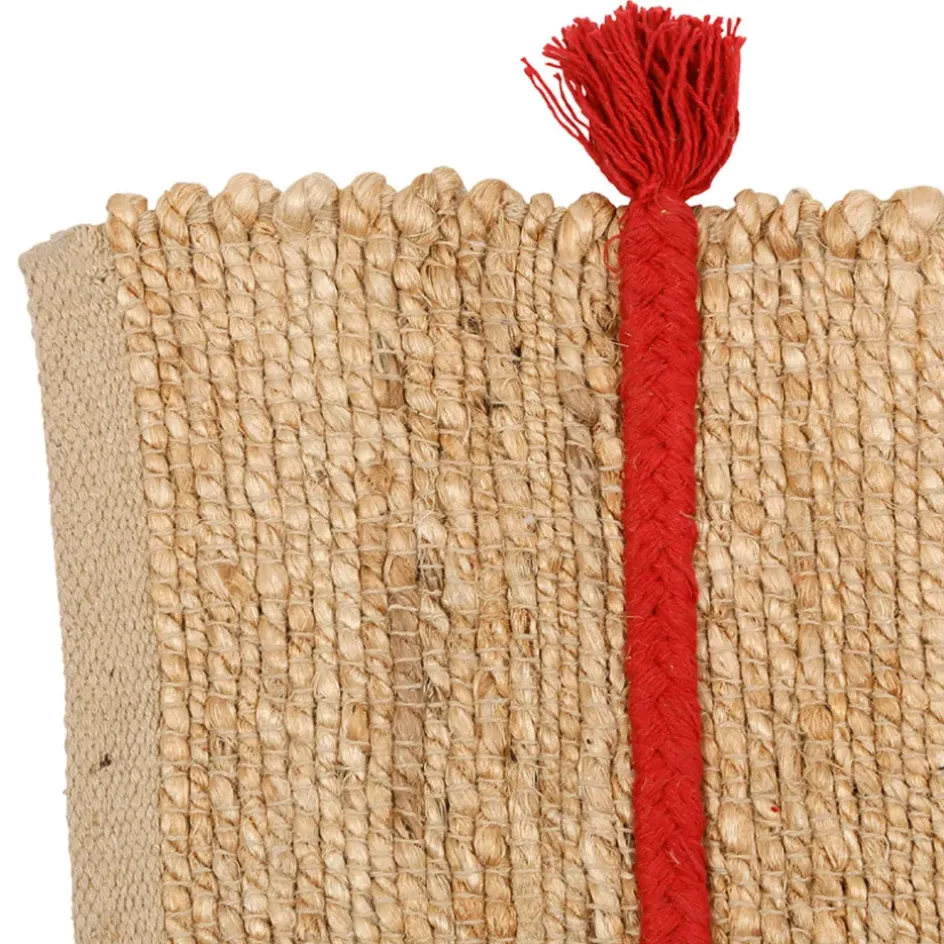 Fabrique de Styles Tapis>Tapis en jute et coton 140x70cm - Seguia Multicolore