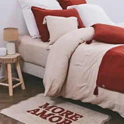 Fabrique de Styles Tapis>Tapis More amor en coton 90x60cm - Nomadea Terracotta