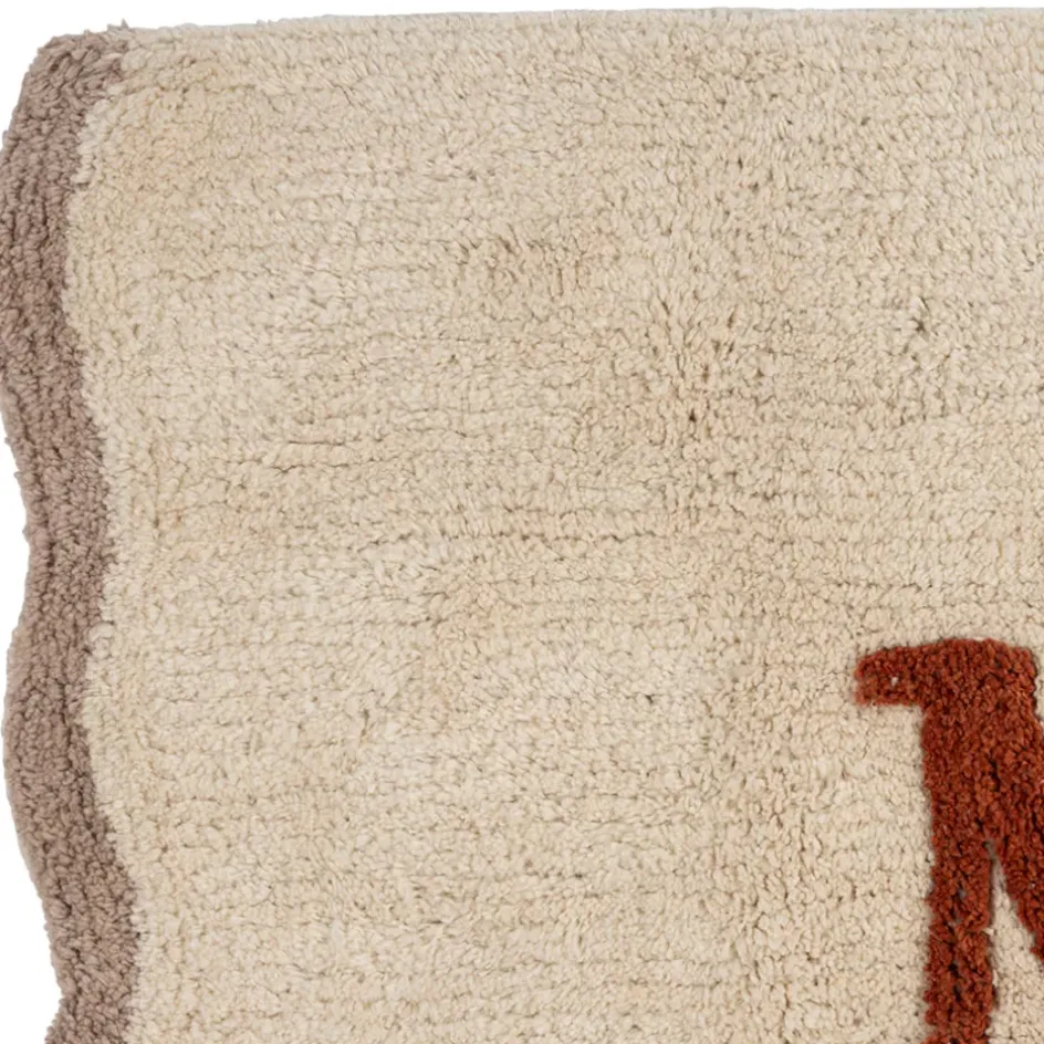 Fabrique de Styles Tapis>Tapis More amor en coton 90x60cm - Nomadea Terracotta
