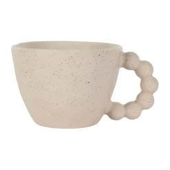 Fabrique de Styles Tasses Et Mugs>Tasse de thé en grès écru moucheté 25cl - Organic Ecru