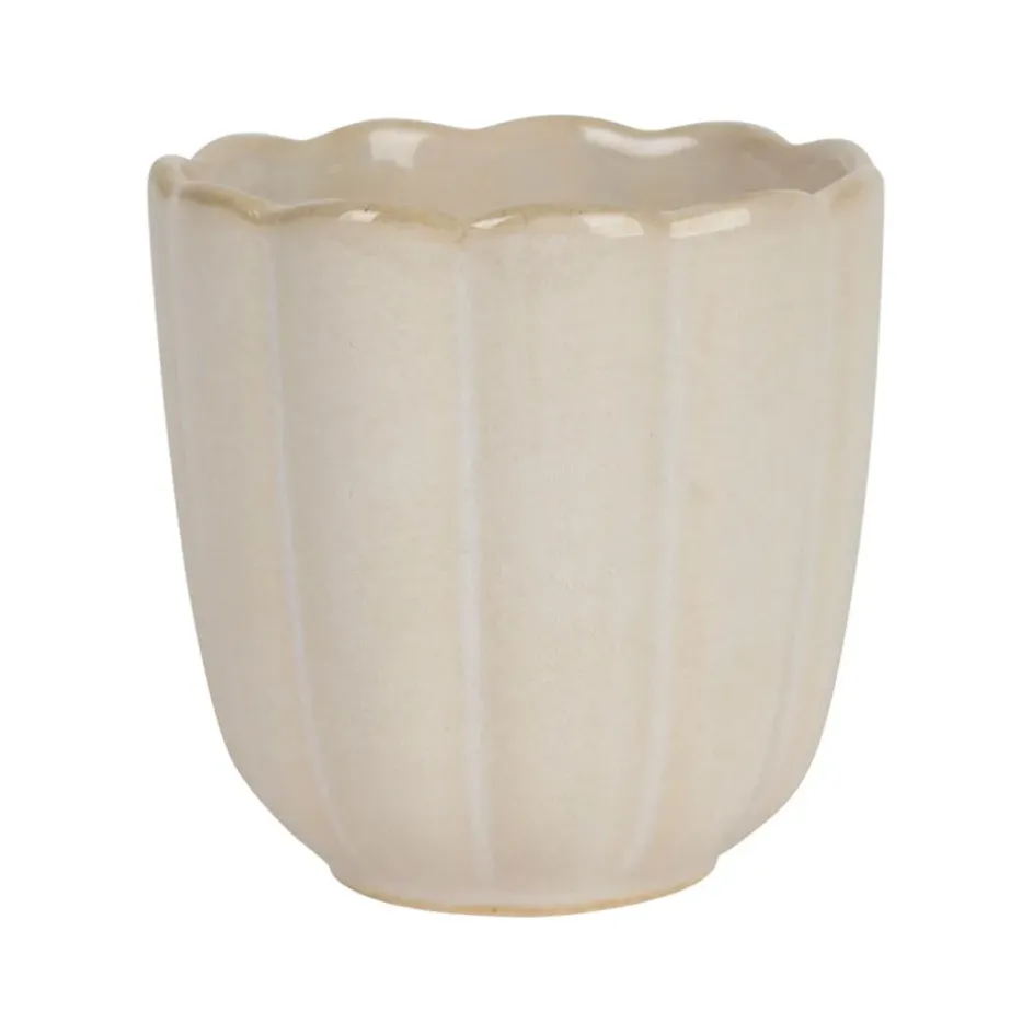 Fabrique de Styles Tasses Et Mugs>Tasse en grès écru 15cl - Romancero Ecru