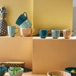 Fabrique de Styles Tasses Et Mugs>Tasse en grès émeraude 15cl - Romancero Emeraude