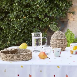 Fabrique de Styles Tasses Et Mugs>Tasse en grès moucheté blanc 17.5cl - Les Fruits Multicolore