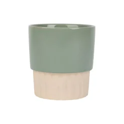 Fabrique de Styles Tasses Et Mugs>Tasse en grès 25cl - cannelé Sauge