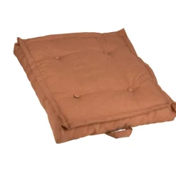 Fabrique de Styles Bains De Soleil, Chiliennes|Jardin>Tatami d'extérieur en coton terracotta 66x66cm - Colors Terre