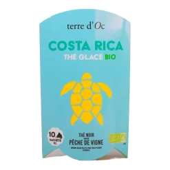 Fabrique de Styles Cafés, Thés Et Infusions>Thé noir glacé bio saveur pêche de vigne costa rica Multicolore
