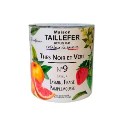 Fabrique de Styles Cafés, Thés Et Infusions>Thé noir thé vert jasmin fraise pamplemousse boite 60g - n°9 Multicolore