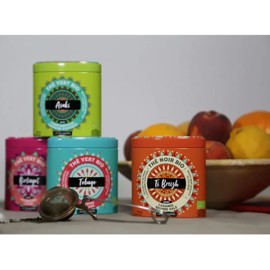 Fabrique de Styles Cafés, Thés Et Infusions>Thé vert 100g - pamplemousse - verveine - bio Multicolore