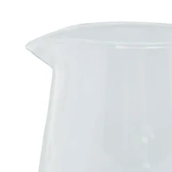 Fabrique de Styles Théières Et Cafetières>Theiere en verre avec filtre blanc Transparent