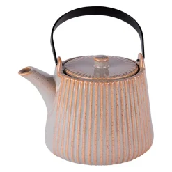 Fabrique de Styles Théières Et Cafetières>Théière en céramique et filtre 1l - Tiao Beige