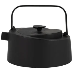 Fabrique de Styles Théières Et Cafetières>Théière en fonte avec filtre inox 90cl - Tipot-Arty Noir
