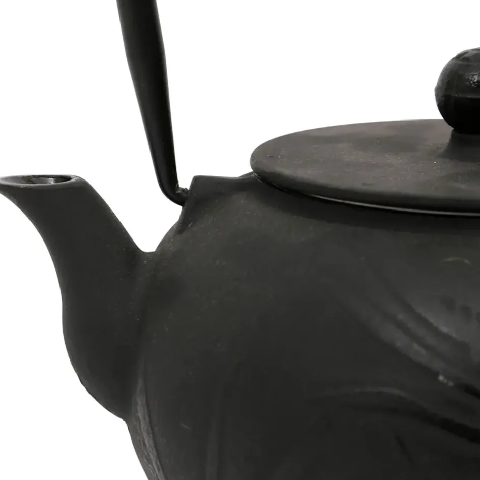 Fabrique de Styles Théières Et Cafetières>Théière en fonte avec filtre inox 1.5l - Exaltation Noir