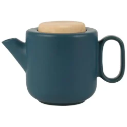 Fabrique de Styles Théières Et Cafetières>Théière en grès mat avec filtre - Baltika Bleu