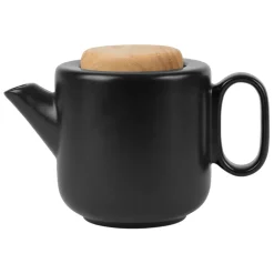 Fabrique de Styles Théières Et Cafetières>Théière en grès mat avec filtre - Baltika Noir