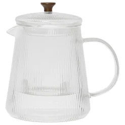 Fabrique de Styles Théières Et Cafetières>Théière en verre borosilicate 1l - Manarola Transparent