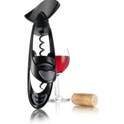 Fabrique de Styles Accessoires Vin Et Cocktails>Tire bouchon - Vacuvin Noir