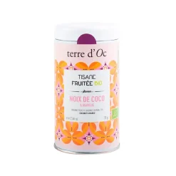 Fabrique de Styles Cafés, Thés Et Infusions>Tisane fruitée bio saveur noix de coco et mangue 70g Multicolore