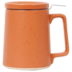 Fabrique de Styles Tasses Et Mugs>Tisaniere en grès et inox 50cl - Verde Terracotta
