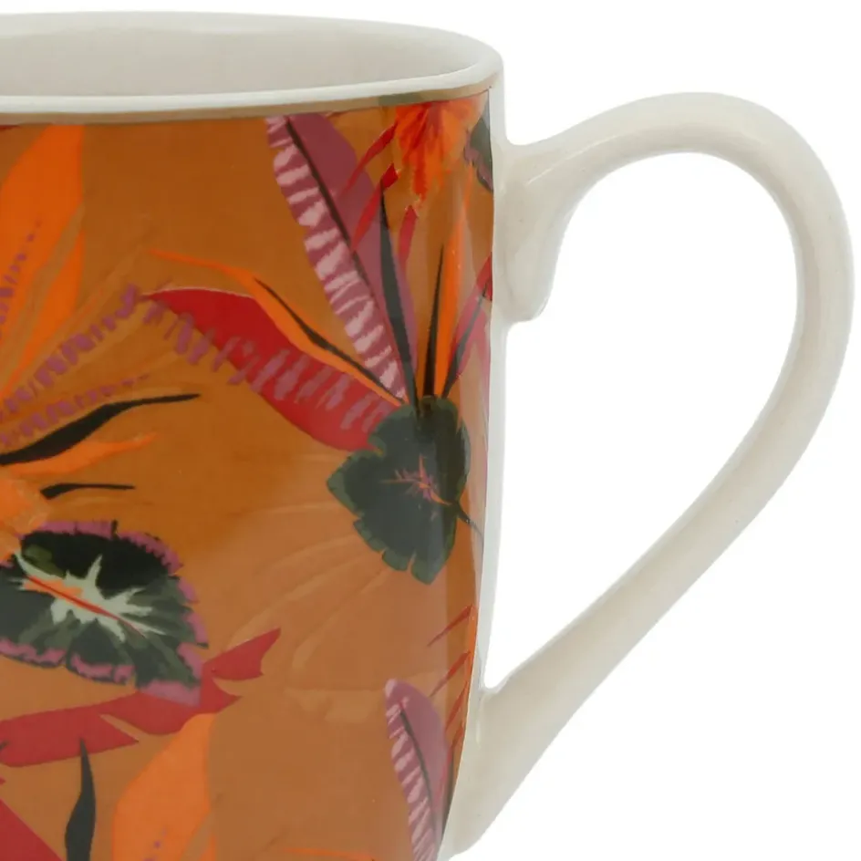 Fabrique de Styles Tasses Et Mugs>Tisanière en céramique avec filtre 37.5cl - Palmera Moutarde