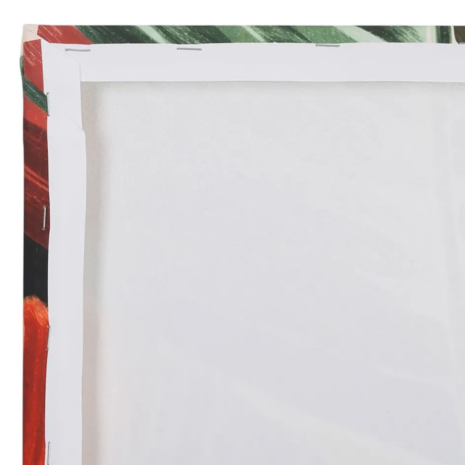 Fabrique de Styles Tableaux Et Toiles>Toile feuilles en tissu 60x90cm - Seguia Multicolore