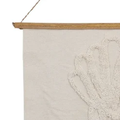 Fabrique de Styles Tableaux Et Toiles>Toile tuftée arc en ciel écru 60x70cm - blue sand Ecru