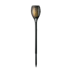 Fabrique de Styles Luminaires|Jardin>Torche solaire effet flamme h61.5cm Noir