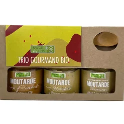 Fabrique de Styles Condiments Et Épices>Trio de 3 moutardes Multicolore