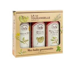 Fabrique de Styles Huiles Et Vinaigres>Trio huiles coup de coeur noix, noisette & sésame 250ml x3 Multicolore