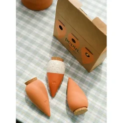 Fabrique de Styles Accessoires>Trio mini diffuseur d'eau en argile : 2 terracotta et 1 blanc graine - Olla Multicolore