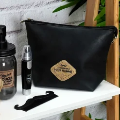 Fabrique de Styles Pochettes Et Housses>Trousse de toilette pour homme 17x24cm Noir