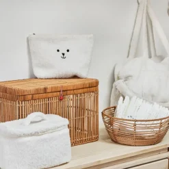 Fabrique de Styles P'tits Accessoires>Trousse en sherpa - Songes Blanc