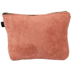 Fabrique de Styles Pochettes Et Housses>Trousse en velours - St Tropez Bois de Rose