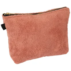 Fabrique de Styles Pochettes Et Housses>Trousse en velours - St Tropez Bois de Rose