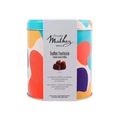 Fabrique de Styles Chocolats Et Confiseries>Truffes aux éclats de caramel en boite déco