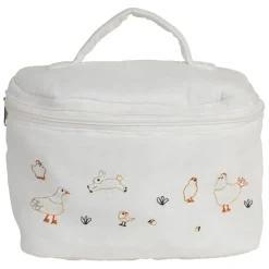 Fabrique de Styles Pochettes Et Housses>Vanity en coton écru - La Ferme Ecru, Multicolore