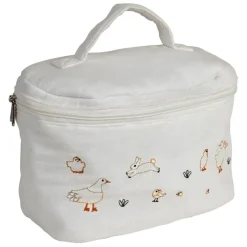 Fabrique de Styles Pochettes Et Housses>Vanity en coton écru - La Ferme Ecru, Multicolore