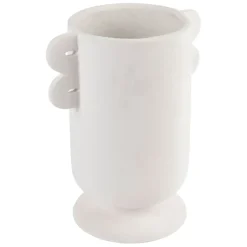 Fabrique de Styles Vases Et Soliflores>Vase en dolomite - Funny Blanc