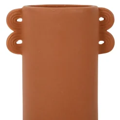 Fabrique de Styles Vases Et Soliflores>Vase en grès - terre brulée Brun