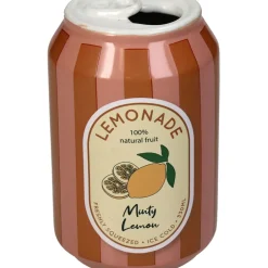 Fabrique de Styles Vases Et Soliflores>Vase canette citron faïence fine d7xh11.3cm Multicolore