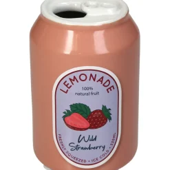 Fabrique de Styles Vases Et Soliflores>Vase canette fraise faïence fine d7xh11.3cm Multicolore