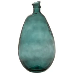 Fabrique de Styles Vases Et Soliflores>Vase colibri d26xh47cm verre recyclé Emeraude