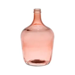 Fabrique de Styles Vases Et Soliflores>Vase dame-jeanne en verre recyclé - comete Rose