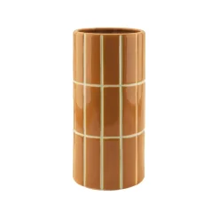 Fabrique de Styles Vases Et Soliflores>Vase en céramique h23cm Ocre