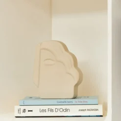 Fabrique de Styles Vases Et Soliflores>Vase en grès écru h16cm - Greeka Ecru