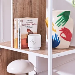 Fabrique de Styles Vases Et Soliflores>Vase en porcelaine en mains h23cm - Visage-Arty Multicolore