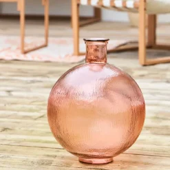 Fabrique de Styles Vases Et Soliflores>Vase en verre d34xh42cm - Firenza Rose