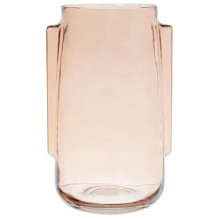 Fabrique de Styles Vases Et Soliflores>Vase en verre d17cm - Funny Terracotta