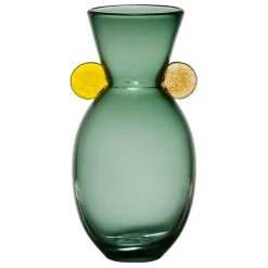 Fabrique de Styles Vases Et Soliflores>Vase en verre h28.5cm - Pop'S Vert