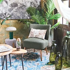 Fabrique de Styles Vases Et Soliflores>Vase en verre h73cm - Simplicity Vert